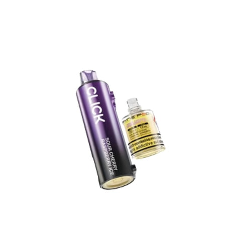 Buy cheapest online Pyne Pod Click 50000 Puffs Prefilled Pods - Complaint June 1st (Ban Proof) Sour Cherry Raspberry Ice at lowest price in uk