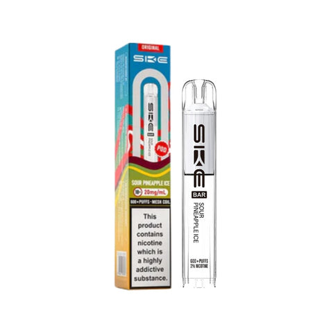 Buy cheapest online Ske Crystal 600 Prefilled Pods (Ban Proof) Sour Pineapple Ice at lowest price in uk