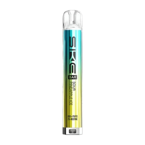 Buy cheapest online Ske Crystal 600 Pod Kit - Pack of 10 (Ban Proof) Sour Pineapple Ice at lowest price in uk