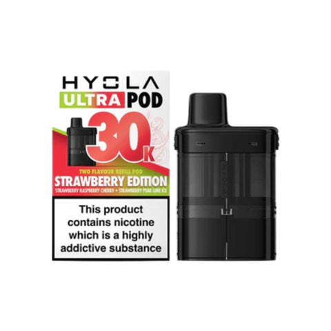 Buy cheapest online Hyola Ultra 30K Prefilled Pods - Compliant Post June 1st (Ban Proof) Strawberry Edition at lowest price in uk