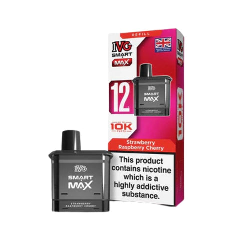 Buy cheapest online IVG Smart Max Prefilled Pods - Compliant June 1st (Ban Proof) Strawberry Raspberry Cherry at lowest price in uk