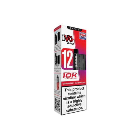 Buy cheapest online IVG Pro 12 Prefilled Pod - Compliant June 1st (Ban Proof) Strawberry Watermelon at lowest price in uk