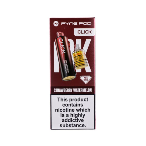 Buy cheapest online Pyne Pod Click 50000 Puffs Prefilled Pods (Ban Proof) Strawberry Watermelon at lowest price in uk