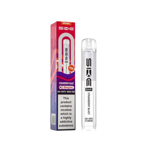Buy cheapest online Ske Crystal 600 Prefilled Pods (Ban Proof) Strawberry Blast at lowest price in uk