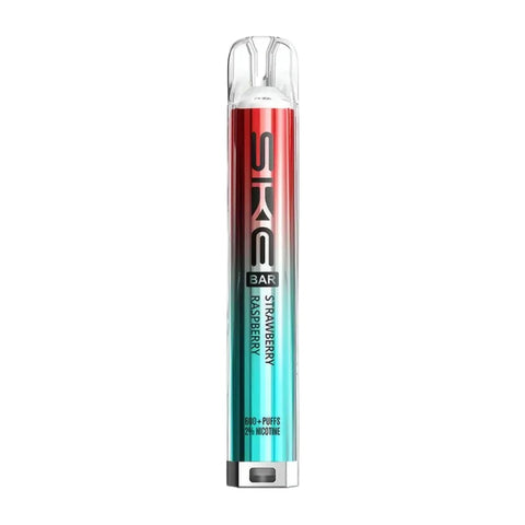 Buy cheapest online Ske Crystal 600 Pod Kit - Pack of 10 (Ban Proof) Strawberry Raspberry at lowest price in uk