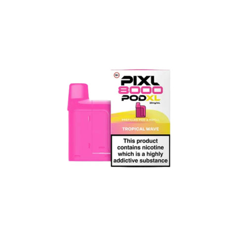 Buy cheapest online PIXL 8000 Prefilled Pods - Compliant June 1st (Ban Proof) Tropical Wave at lowest price in uk