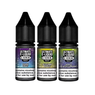 Buy cheapest online Ultimate E-Liquid Cider 10ml Nic Salt at lowest price in uk