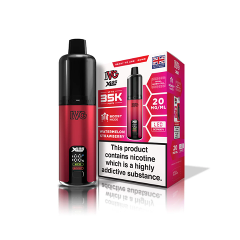 Buy cheapest online IVG XL35 Prefilled Pod Kit - Upto 35000 Puffs Watermelon Strawberry at lowest price in uk