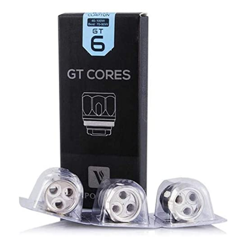Buy cheapest online VAPORESSO GT6 Cores 0.2 Ohm COILS - Pack of 3 at lowest price in uk