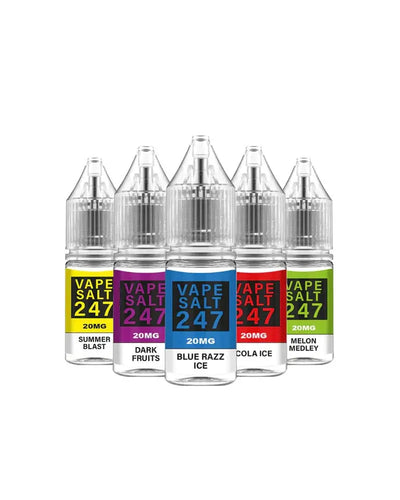 Buy cheapest online Vape Salt 247 Nic Salts 10ml (Any 10 for £25) at lowest price in uk