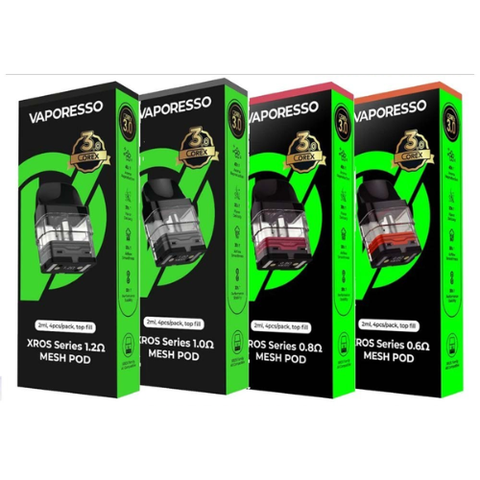 Buy cheapest online Vaporesso XROS Corex 3.0 Replacement Pods- Pack of 4 at lowest price in uk