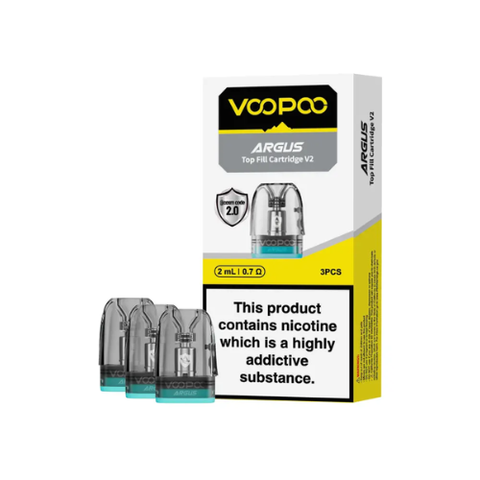 Buy cheapest online Voopoo Argus V2 Pods Top Fill Cartridge - Pack of 3 at lowest price in uk