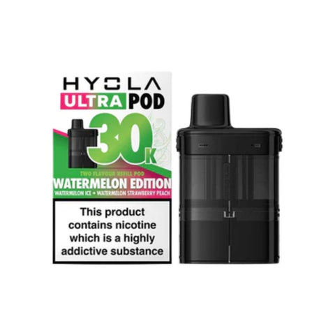 Buy cheapest online Hyola Ultra 30K Prefilled Pods - Compliant Post June 1st (Ban Proof) Watermelon Edition at lowest price in uk