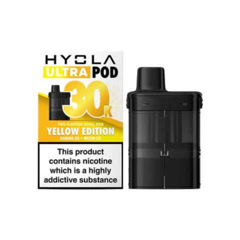 Buy cheapest online Hyola Ultra 30K Prefilled Pods - Compliant Post June 1st (Ban Proof) Yellow Edition at lowest price in uk