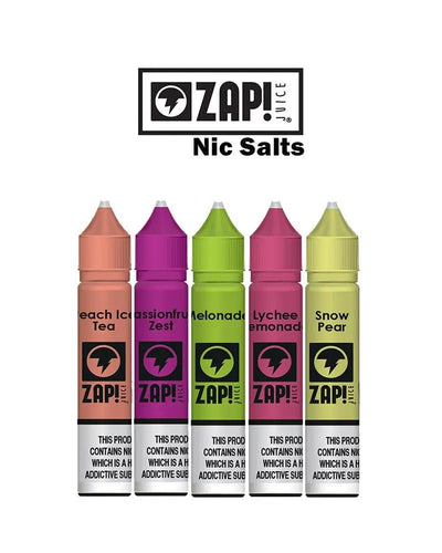 Buy cheapest online Zap! Nic Salts 10ml (Any 10 for £15.99) at lowest price in uk