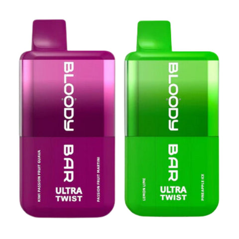 Buy cheapest online Bloody Bar Ultra Twist 20000 Puffs Disposable Vape at lowest price in uk