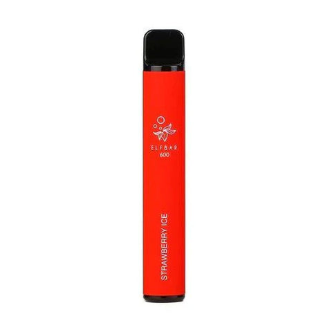 Buy cheapest online Elf Bar 600 Puffs Disposable Vape Pod Device Strawberry Ice at lowest price in uk