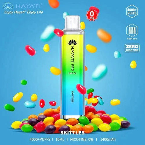 Buy cheapest online Hayati Crystal Pro Max 4000+ Disposable No Nicotine Skittles at lowest price in uk
