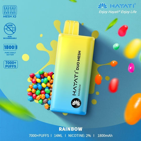 Buy cheapest online Hayati Duo Mesh 7000 Puffs Disposable Vape Bar Pod Kit at lowest price in uk