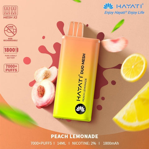 Buy cheapest online Hayati Duo Mesh 7000 Puffs Disposable Vape Bar Pod Kit at lowest price in uk