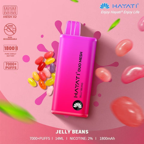 Buy cheapest online Hayati Duo Mesh 7000 Puffs Disposable Vape Bar Pod Kit at lowest price in uk