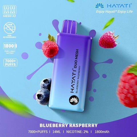 Buy cheapest online Hayati Duo Mesh 7000 Puffs Disposable Vape Bar Pod Kit at lowest price in uk