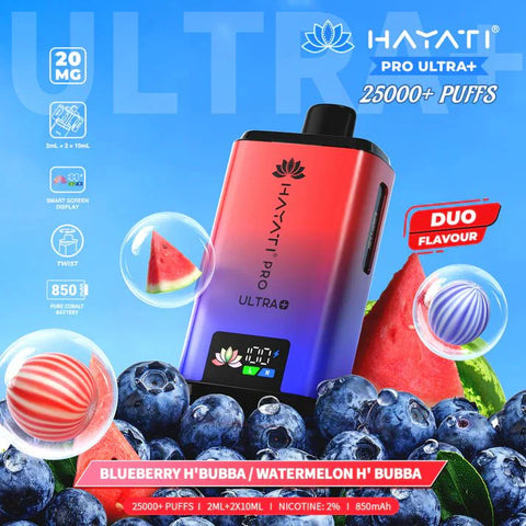 Buy cheapest online Hayati Pro Ultra Plus 25000 Starter Vape Kit Box of 5 at lowest price in uk