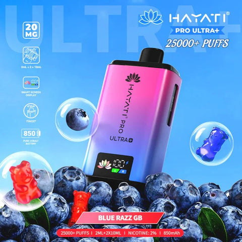 Buy cheapest online Hayati Pro Ultra Plus 25000 Starter Vape Kit Box of 5 at lowest price in uk