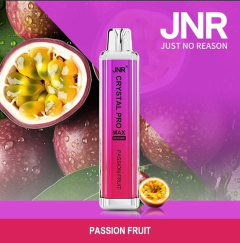 Buy cheapest online JNR Crystal Pro Max 5000 Puffs Disposable Vape Passion Fruit at lowest price in uk