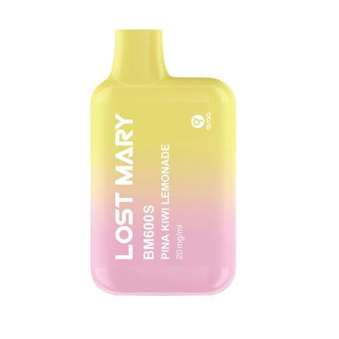 Buy cheapest online Lost Mary BM600S Disposable Vape Puff Bar Device Pina Kiwi Lemonade at lowest price in uk