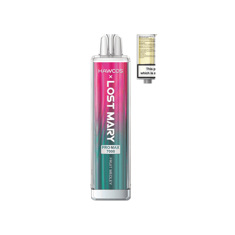 Buy cheapest online Lost Mary x Hawcos Pro Max 7000 Disposable Vape Fruit Medley at lowest price in uk