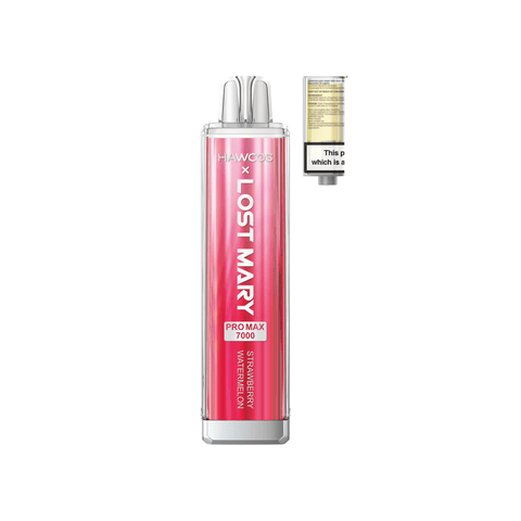 Buy cheapest online Lost Mary x Hawcos Pro Max 7000 Disposable Vape Strawberry Watermelon at lowest price in uk