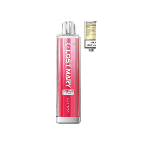 Buy cheapest online Lost Mary x Hawcos Pro Max 7000 Disposable Vape Juicy Peach at lowest price in uk