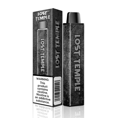 Buy cheapest online Lost Temple Disposable Vape Pod Kit & 2 x Free Replacement Pods Black at lowest price in uk