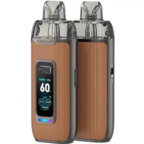 Buy cheapest online Oxva VPrime Pod Kit Brown Leather at lowest price in uk