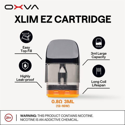 Buy cheapest online Oxva Xlim EZ Cartridges Pods Pack of 3 at lowest price in uk