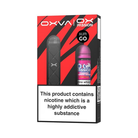 Buy cheapest online Oxva Xlim Go / Free Ox Passion Salt Pod Kit Black at lowest price in uk