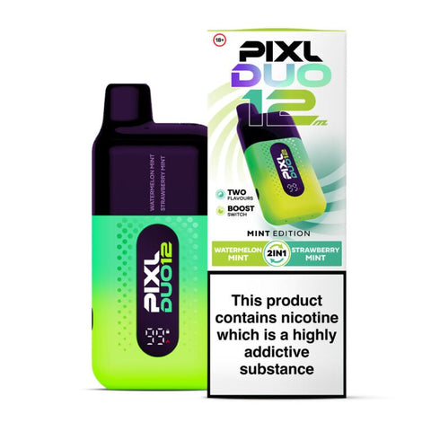 Buy cheapest online Pixl Duo 12000 Disposable Vape Mint Edition at lowest price in uk