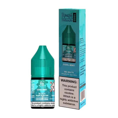 Buy cheapest online RandM Tornado 7000 Nic Salt E Liquid Cool Mint at lowest price in uk