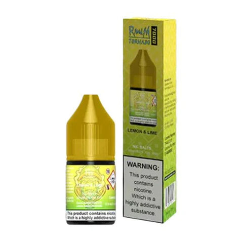 Buy cheapest online RandM Tornado 7000 Nic Salt E Liquid Lemon Lime at lowest price in uk