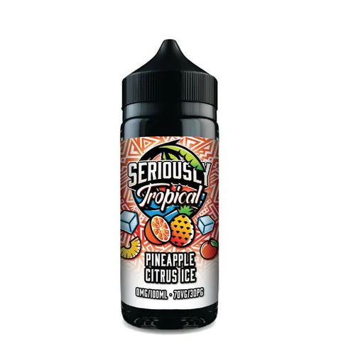 Buy cheapest online Seriously Tropical 100ml E-liquids Pineapple Citrus Ice at lowest price in uk