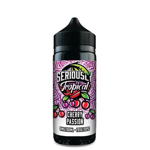 Buy cheapest online Seriously Tropical 100ml E-liquids Cherry Passion at lowest price in uk