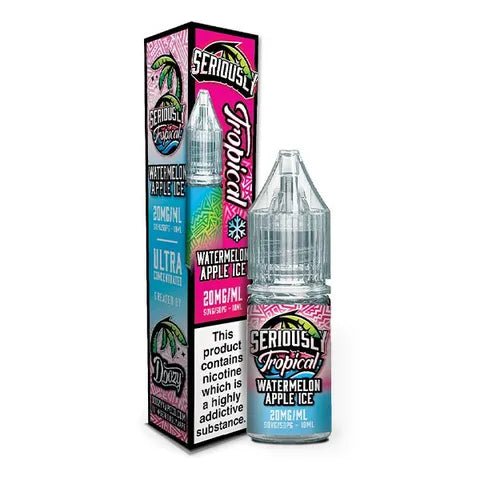 Buy cheapest online Seriously Tropical Nic Salt 10ml Box of 10 Watermelon Apple Ice at lowest price in uk