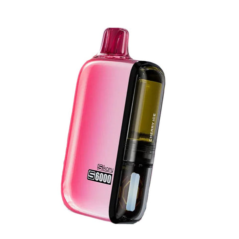 Buy cheapest online Ske Sikary S6000 Puffs Disposable Vape Pod Kit Cherry Ice at lowest price in uk