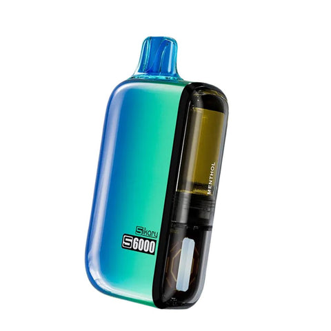 Buy cheapest online Ske Sikary S6000 Puffs Disposable Vape Pod Kit Menthol at lowest price in uk