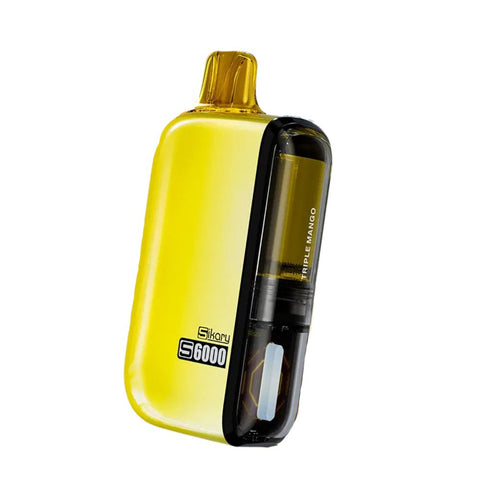 Buy cheapest online Ske Sikary S6000 Puffs Disposable Vape Pod Kit Triple Mango at lowest price in uk