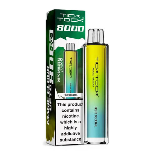 Buy cheapest online Tick Tock Magic 8000 Disposable Vape Fruit Cocktail at lowest price in uk
