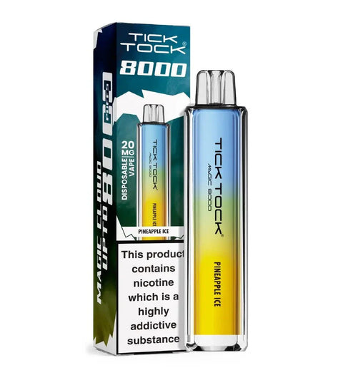 Buy cheapest online Tick Tock Magic 8000 Disposable Vape Pineapple Ice at lowest price in uk