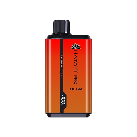 Buy cheapest online 0mg Hayati Pro Ultra 15000 Puffs Disposable Vape Raspberry Cola at lowest price in uk