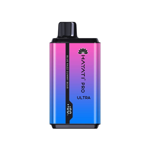 Buy cheapest online 0mg Hayati Pro Ultra 15000 Puffs Disposable Vape Blue Razz Gummy Bear at lowest price in uk